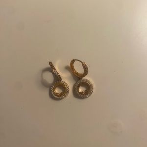 Kate spade rose gold earrings